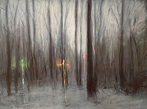 Image of the painting Winter: From My Backyard by Adam Straus